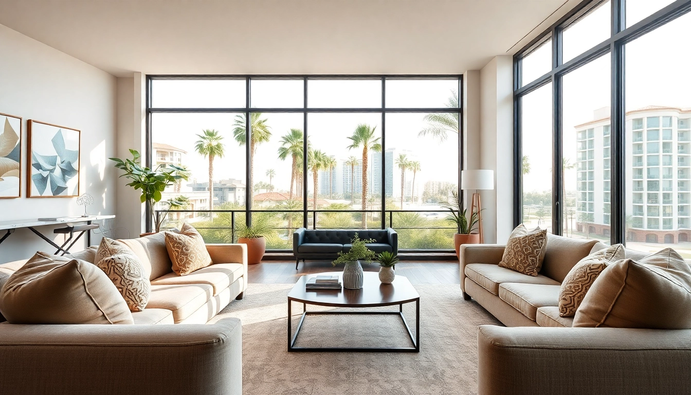 View modern living space in apartments for rent Glendale AZ, showcasing bright design and inviting decor.