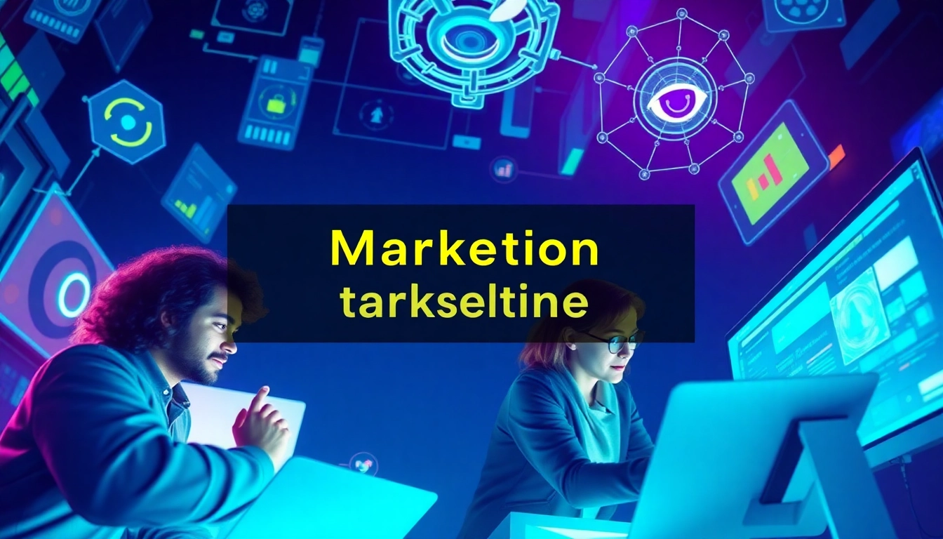 Dynamic team using AI marketing agents to enhance digital campaigns and collaborate effectively.