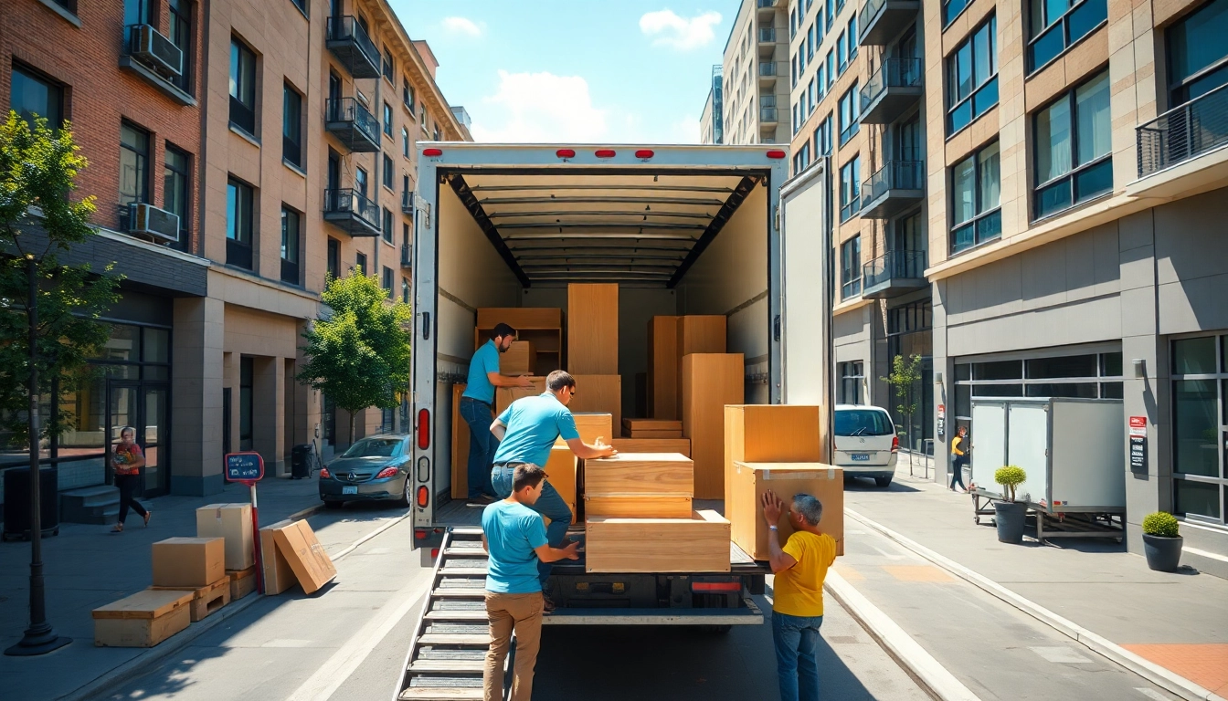 Efficient moving process in Nürnberg, showcasing Umzug Fürth with professional movers packing for relocation.