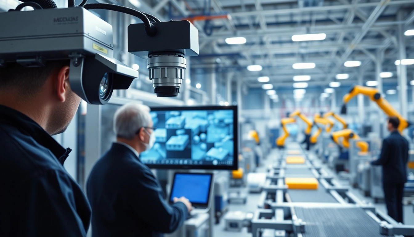 Enhance machine vision inspection with advanced cameras and automation in an industrial setting.