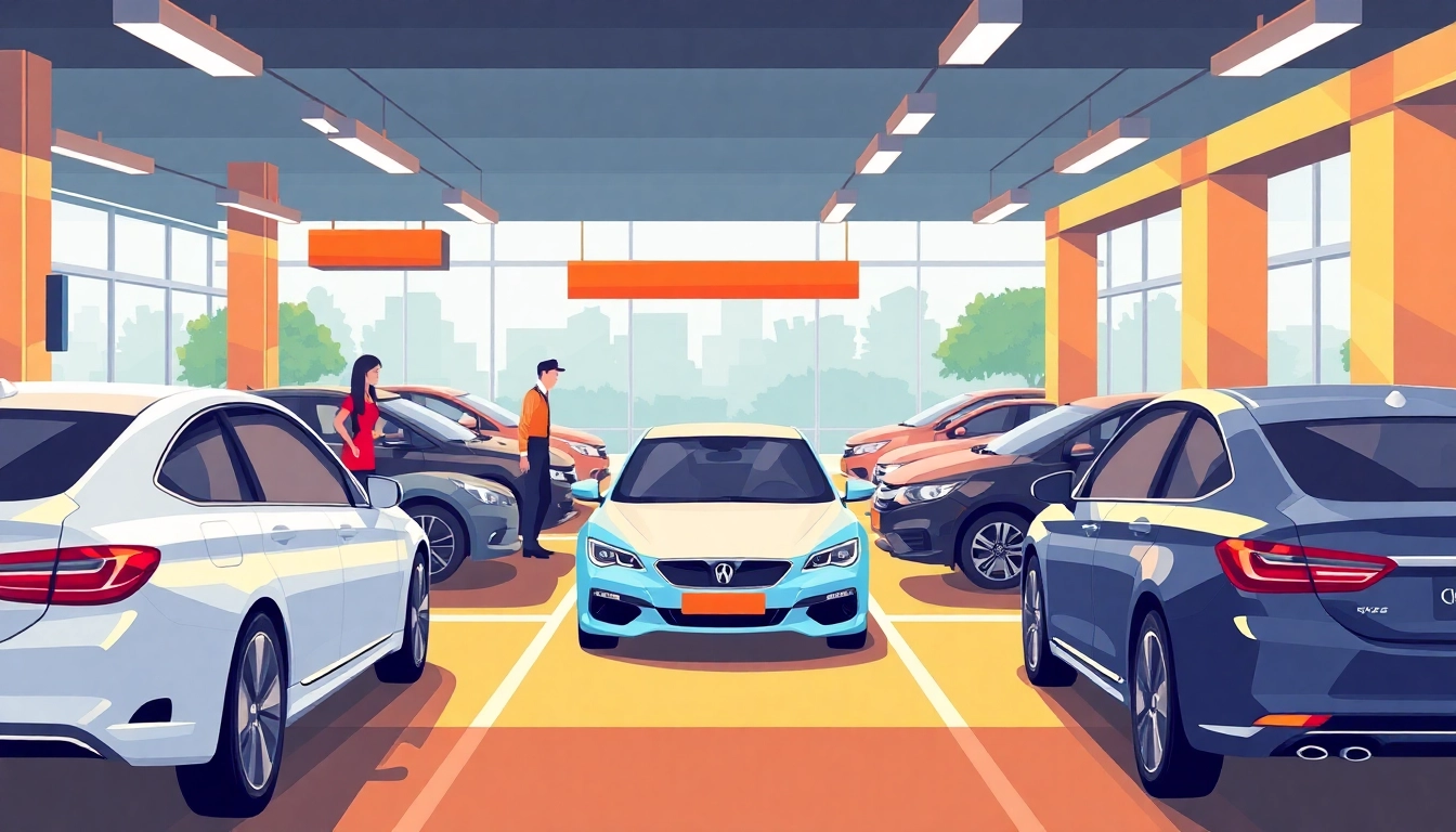 Efficient car service Atlanta featuring skilled technicians and gleaming vehicles ready for service.