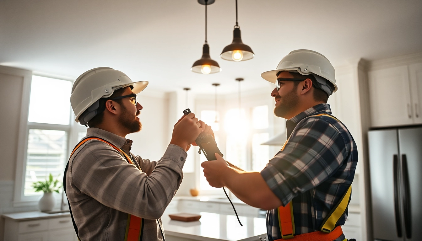 Electric Contractor Clearwater providing exceptional service in a modern kitchen setting.