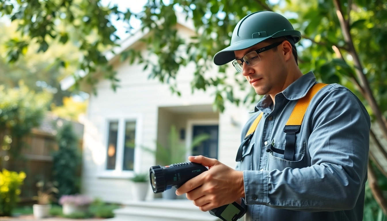 Pest control Sydney expert inspecting a home, showcasing professional pest management services.