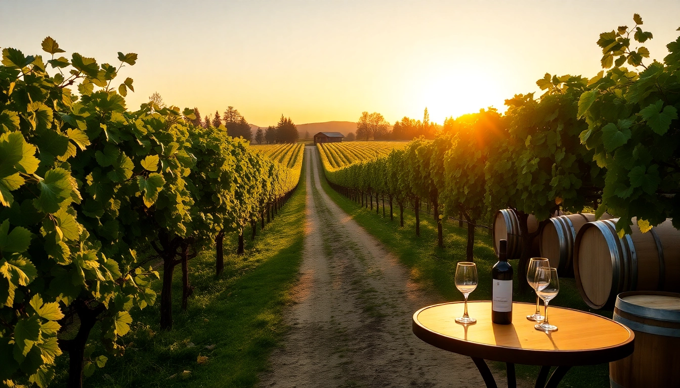 Discovering wineries in Clarksburg with picturesque vineyards and inviting tasting areas.