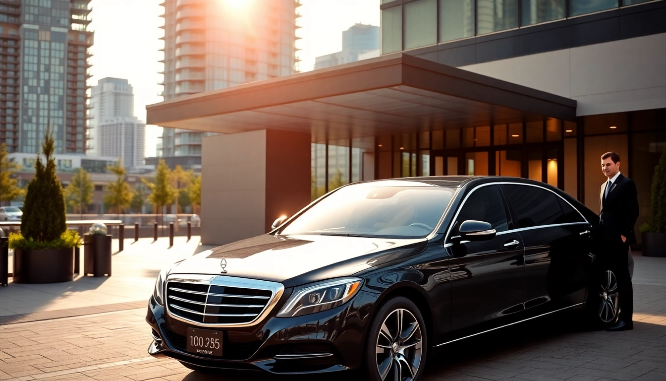 Book premium car service vancouver bc with professional chauffeur awaiting at hotel entrance.