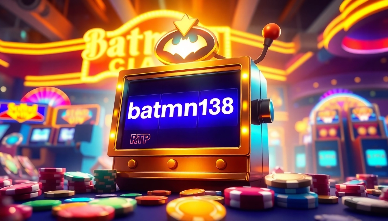 Putar slot batman138 rtp dengan chips berwarna-warni dalam suasana kasino yang menarik.