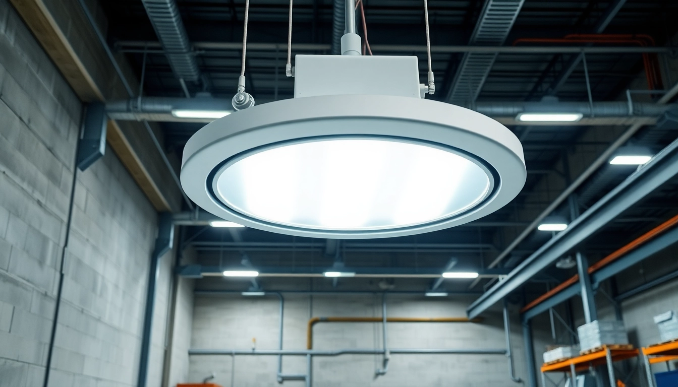 Illuminate spaces with the versatile Vapor Tight Light in a modern industrial environment.