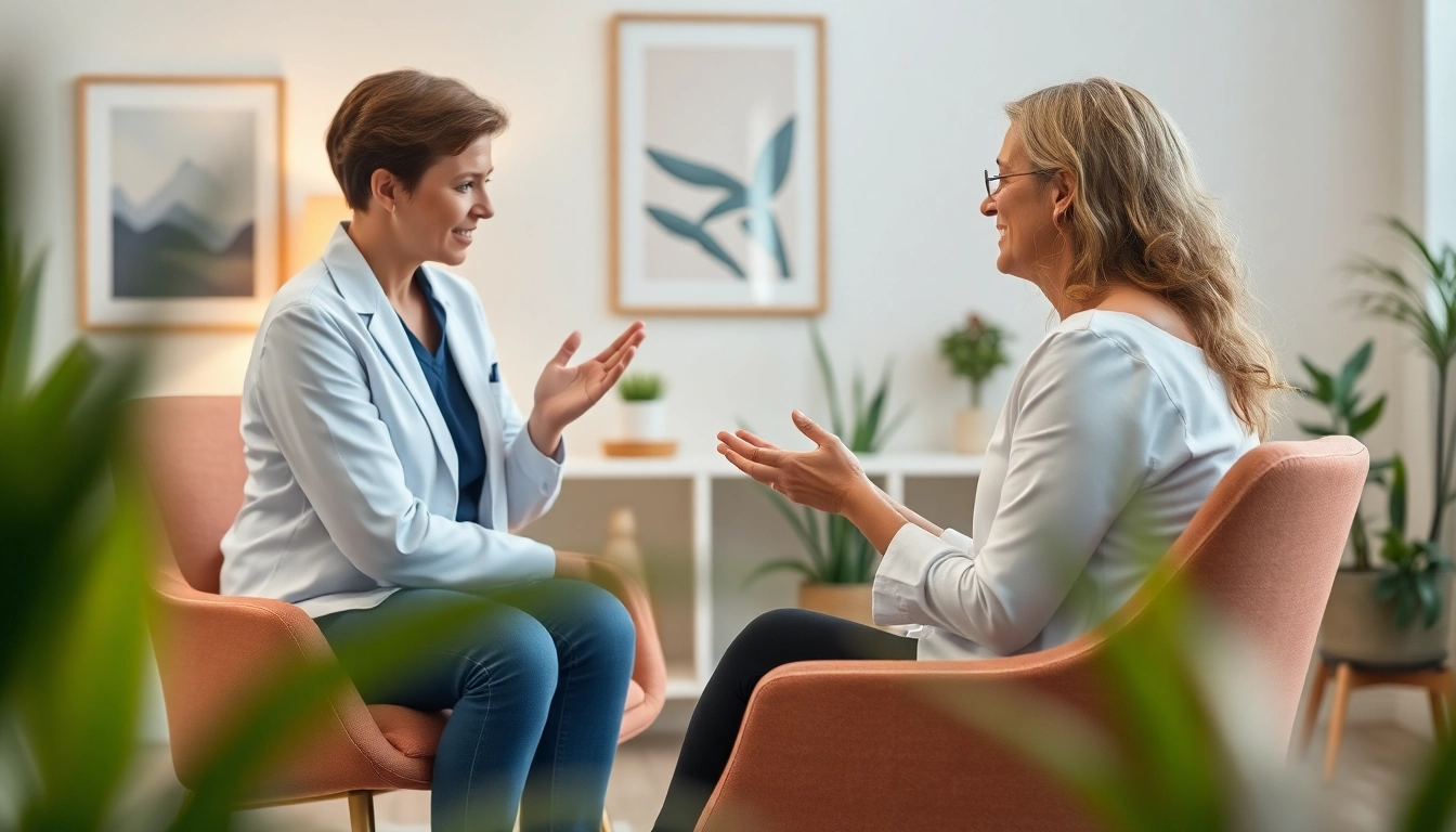 Engaging therapy session dealing with grief in a calming environment.