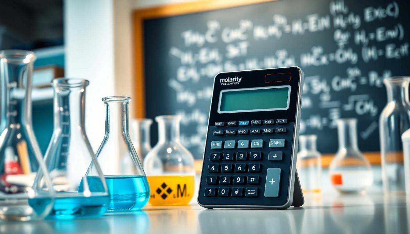 Utilize the Molarity Calculator to determine solution concentrations efficiently in a lab setting.