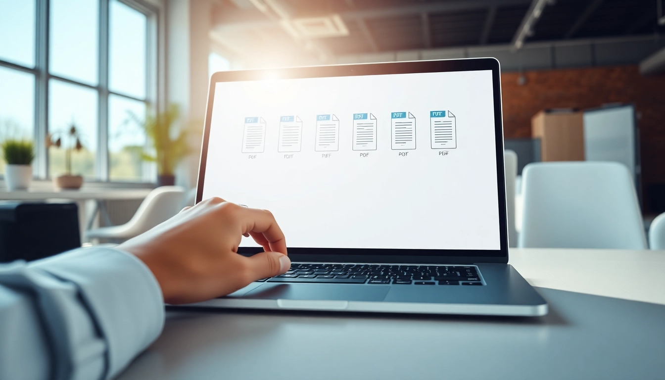 Merge PDF files quickly and easily using the pdf merger free online tool in a modern workspace.