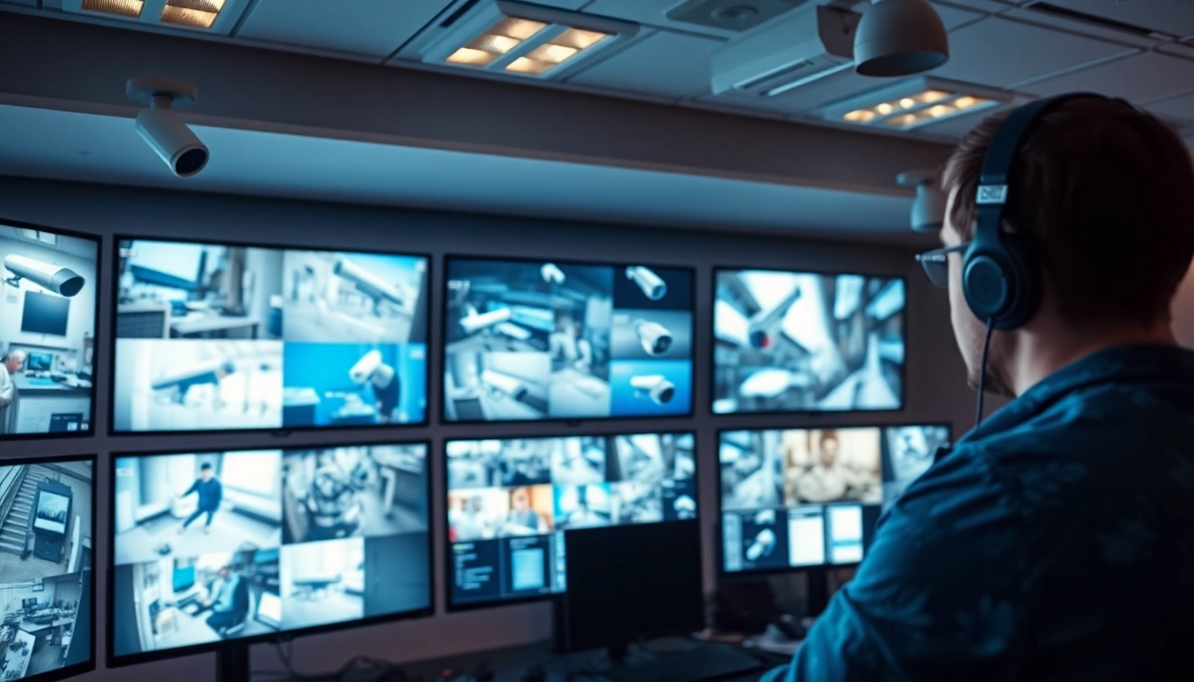 Monitor live footage from CCTV & Remote Monitoring solutions in a professional environment.