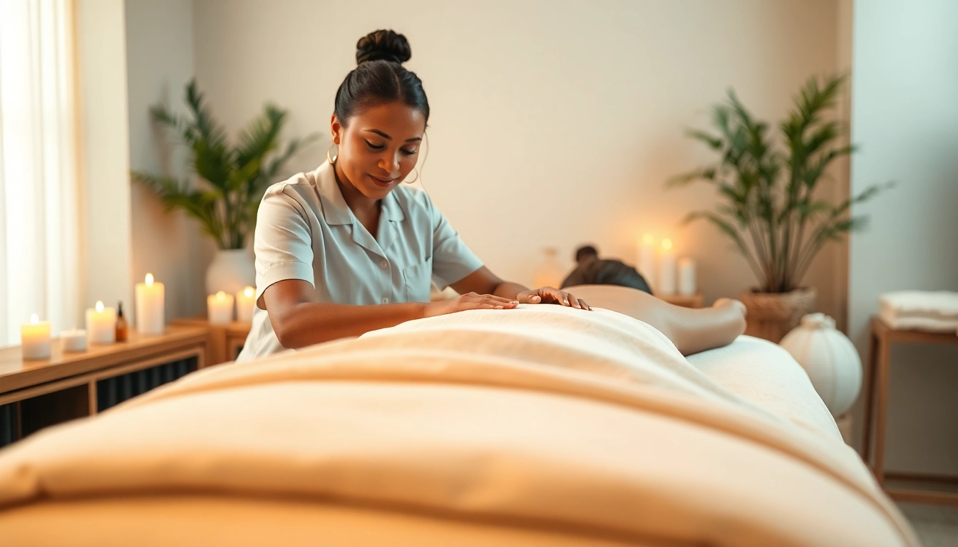 Experience a rejuvenating NE Washington DC Massage in a tranquil spa atmosphere with soothing decor.