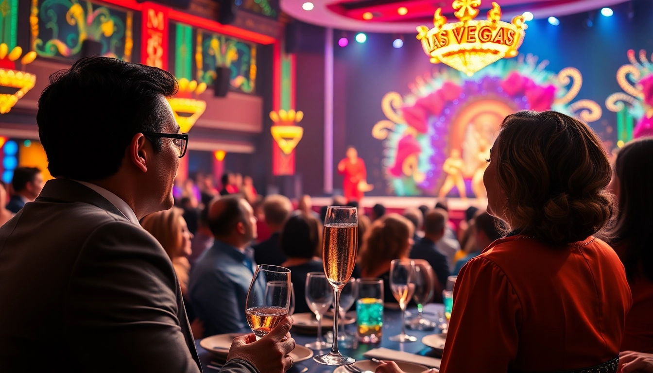 Enjoy captivating dinner shows in las vegas featuring vibrant performances and an elegant atmosphere.